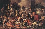 Pieter Aertsen Christ and the Adulteress oil painting